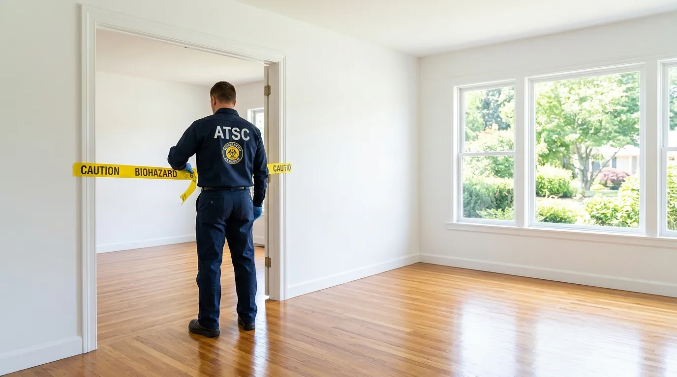 Certified biohazard cleanup crew performing Crime Scene Cleanup in Bethany