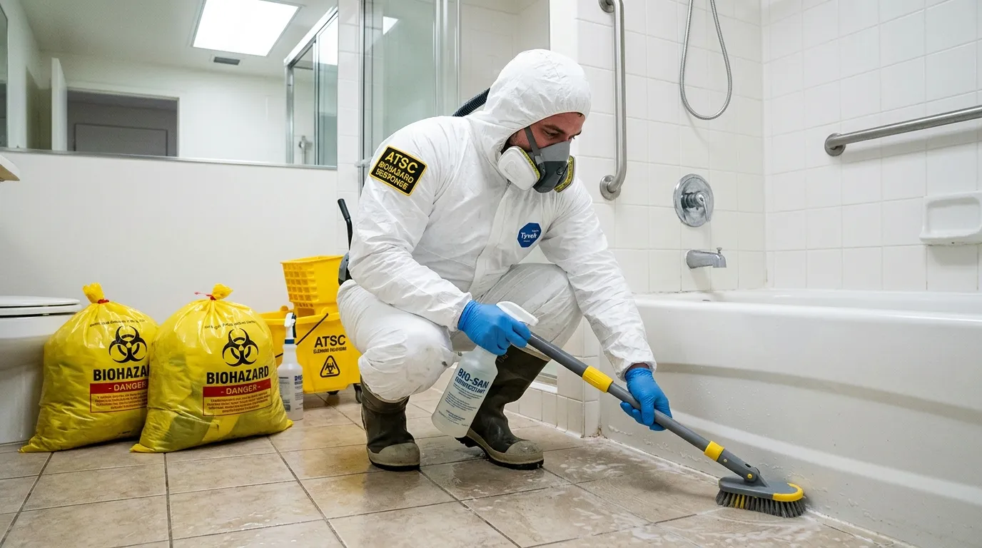 Decontamination equipment deployed for Blood Cleanup in Bethany